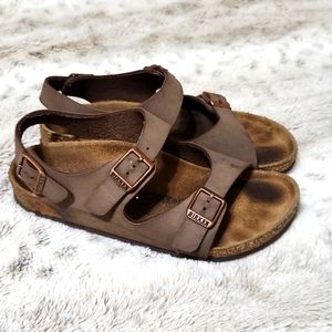 Boys Birkenstock sandals, brown, size33